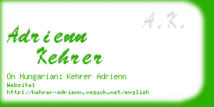 adrienn kehrer business card